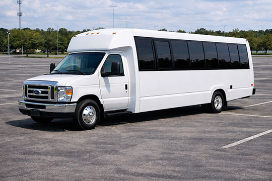 25-passenger minibus available for charter in Quincy, MA
